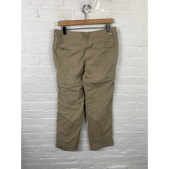 The North Face Women's Mid Rise Straight Leg Convertible Pant Tan Size 6 - Picture 2 of 5
